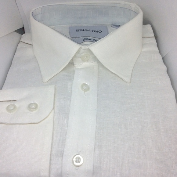 New Irish linen men’s dress shirt - Picture 2 of 8